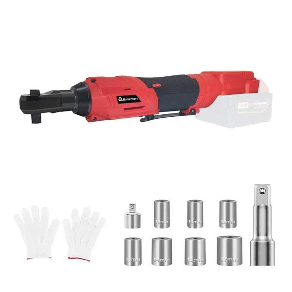 3/8'' Cordless Ratchet Wrench Set for Milwaukee 18V Battery